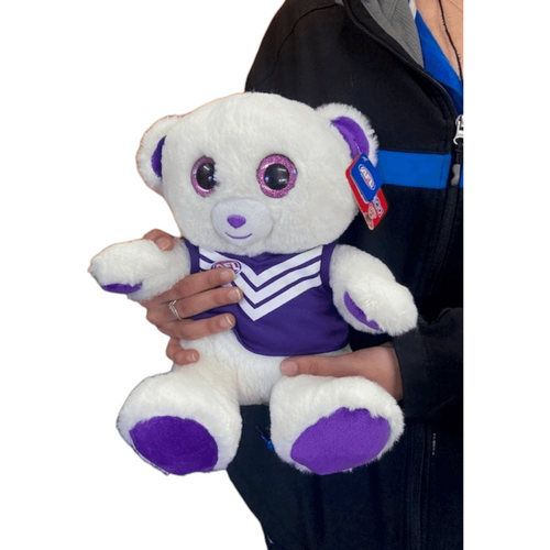 Fremantle Dockers Large 30cm Sparkle Bear