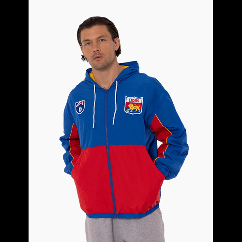 Fitzroy Lions Mens Throwback Logo Spray Jacket
