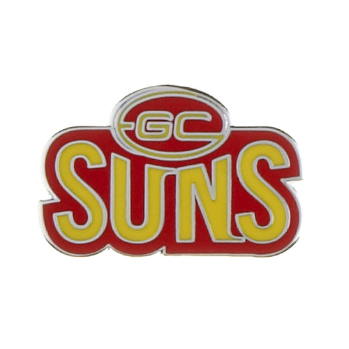 Gold Coast Suns Logo Metal Pin Badge