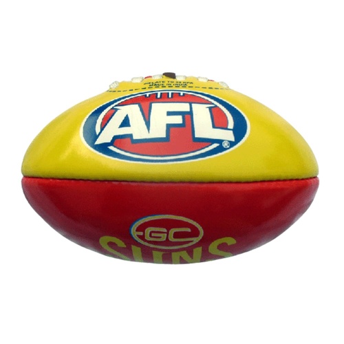 Gold Coast Suns Small 20cm PVC Football