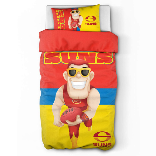 Gold Coast Suns Single Doona Cover