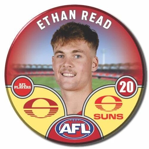 Gold Coast Suns 2025 Player Pin Badge - READ