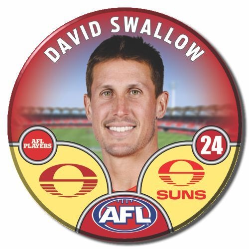 Gold Coast Suns 2025 Player Pin Badge - SWALLOW