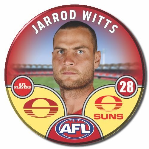 Gold Coast Suns 2025 Player Pin Badge - WITTS