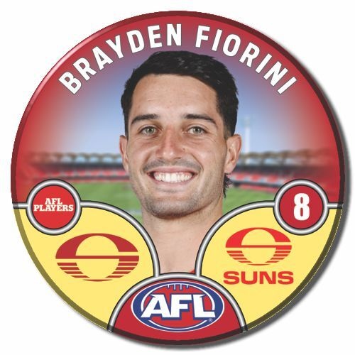 Gold Coast Suns 2025 Player Pin Badge - FIORINI