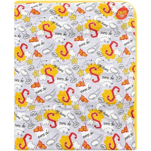 Gold Coast Suns Baby Cloud Blanket