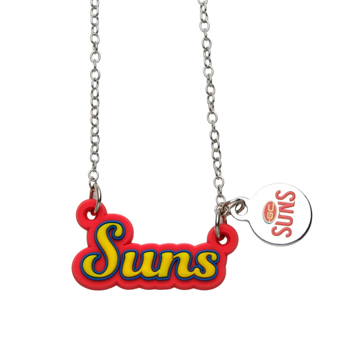 Gold Coast Suns Script Necklace