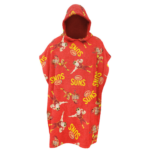 Gold Coast Suns Youths Hooded Beach Towel