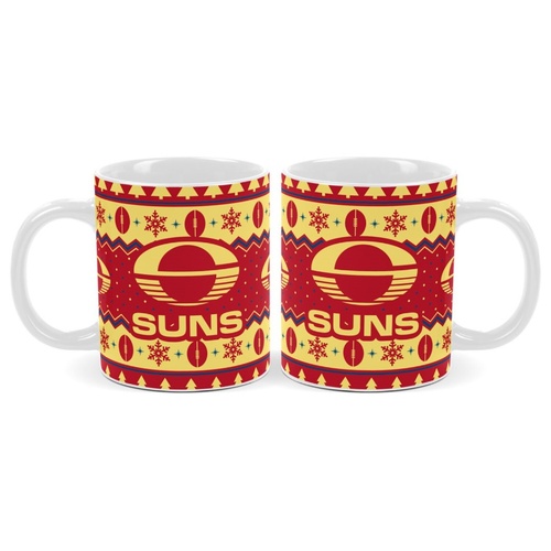 Gold Coast Suns Christmas Coffee Mug