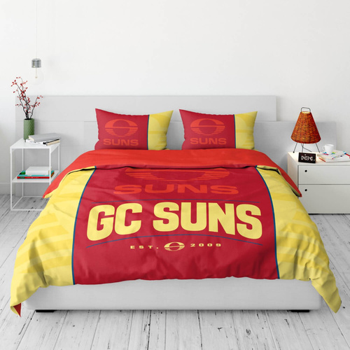 Gold Coast Suns King Doona Cover