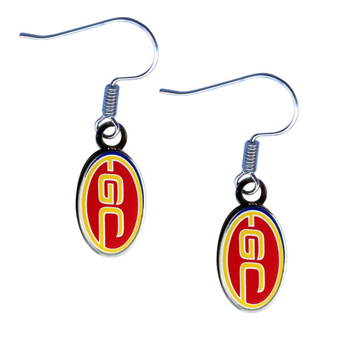 Gold Coast Suns Colour Logo Earrings