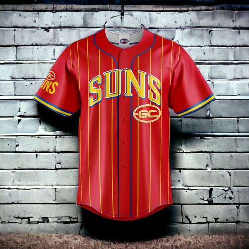 Gold Coast Suns Slugger Baseball Shirts