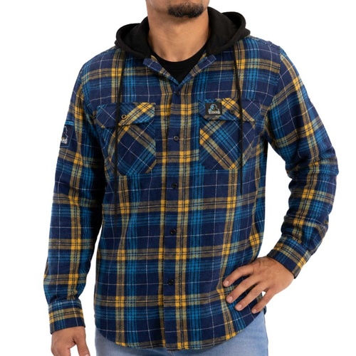 Gold Coast Titans Highland Hooded Flannel Shirt