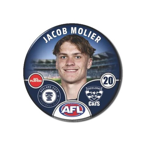 Geelong Cats 2025 Player Pin Badge - MOLIER