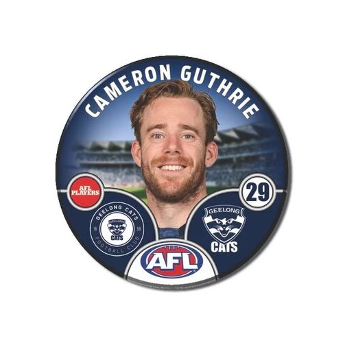 Geelong Cats 2025 Player Pin Badge - GUTHRIE, C
