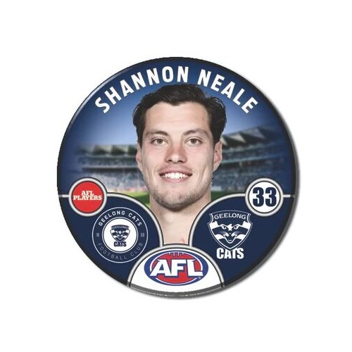 Geelong Cats 2025 Player Pin Badge - NEALE
