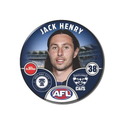 Geelong Cats 2025 Player Pin Badge - HENRY J