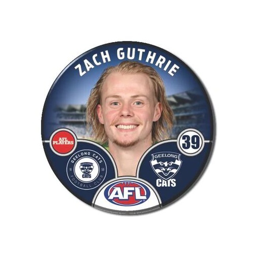 Geelong Cats 2025 Player Pin Badge - GUTHRIE Z