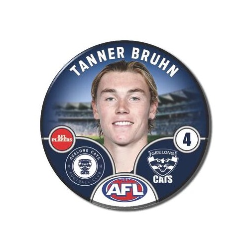 Geelong Cats 2025 Player Pin Badge - BRUHN