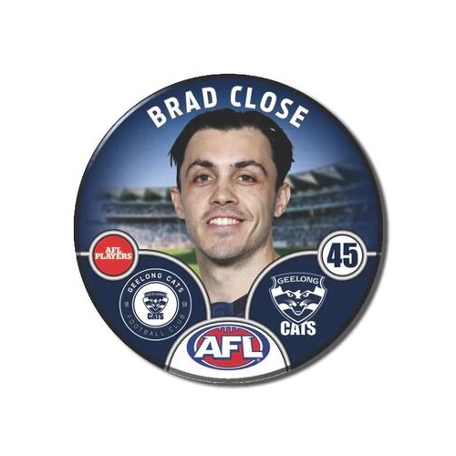 Geelong Cats 2025 Player Pin Badge - CLOSE
