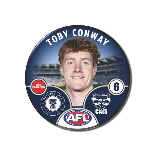 Geelong Cats 2025 Player Pin Badge - CONWAY