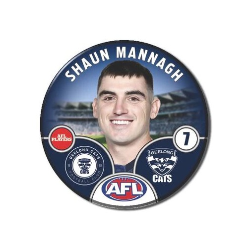 Geelong Cats 2025 Player Pin Badge - MANNAGH