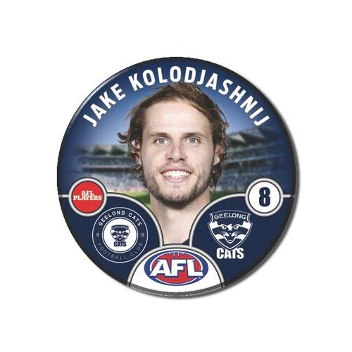 Geelong Cats 2025 Player Pin Badge - KOLODJASHNIJ