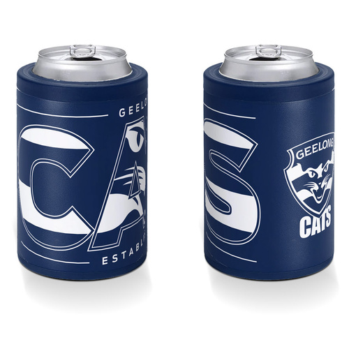 Geelong Cats Insulated S/Steel Stubby Holder