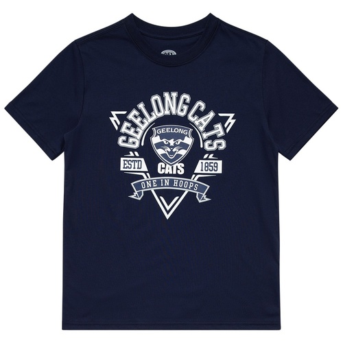 Geelong Cats Youths Banner Tee