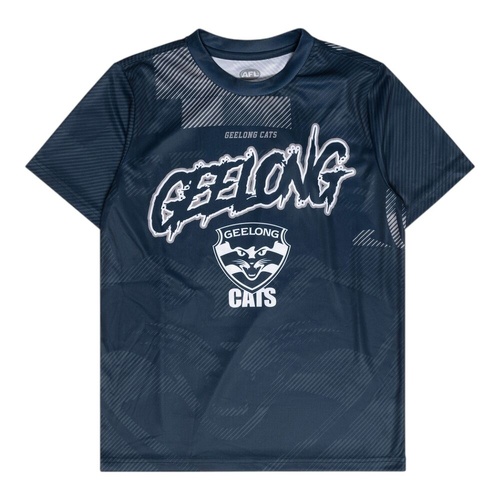 Geelong Cats Youths All-Over Tee