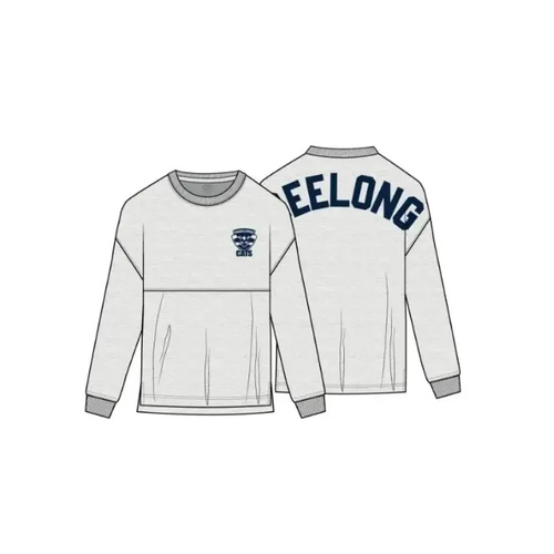 Geelong Cats Mens Club Long Sleeve Tee