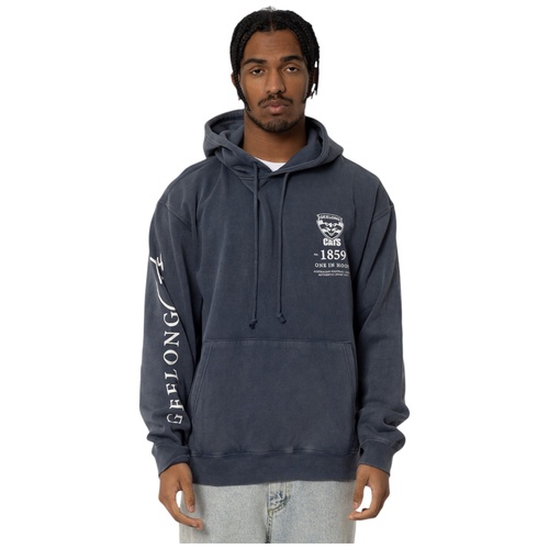 Geelong Cats Mens Acid Wash Hoodie