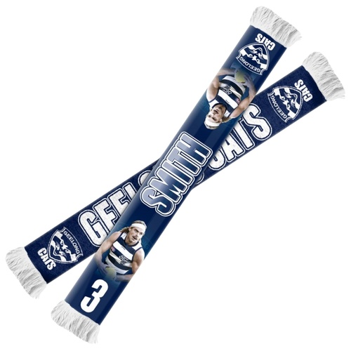 Geelong Cats Bailey Smith Player Scarf