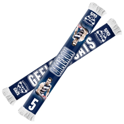 Geelong Cats Jeremy Cameron Player Scarf