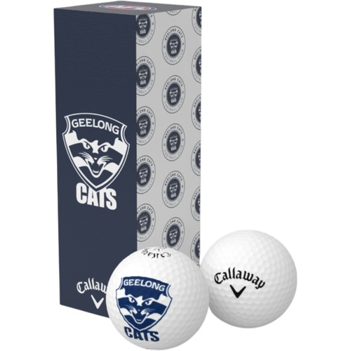 Geelong Cats Golf Balls 3-Pack