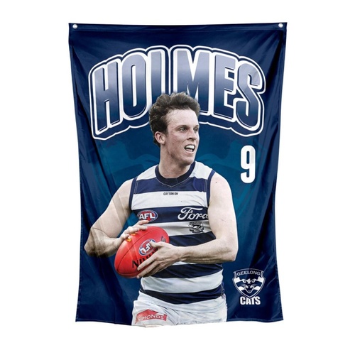 Geelong Cats Max Holmes Wall Flag
