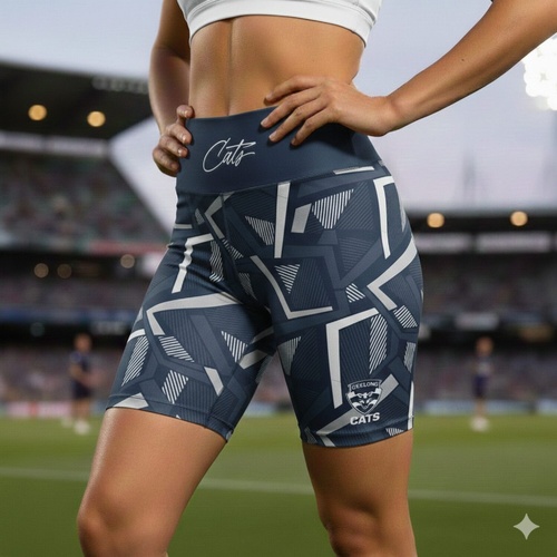 Geelong Cats Womens Voltra Exercise Shorts