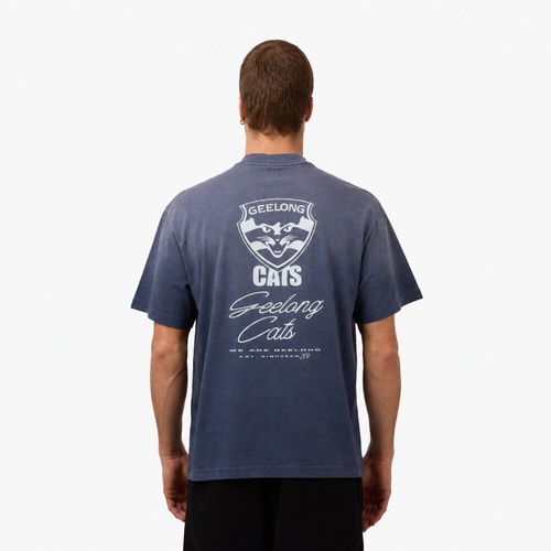 Geelong Cats Sun Bleached Vintage Tee