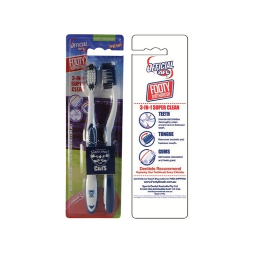 Geelong Cats Toothbrush Twin Pack