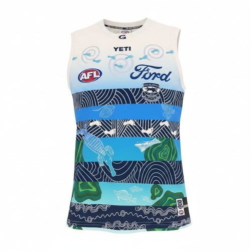 Geelong Cats 2026 First Nations Adults Clash Guernsey