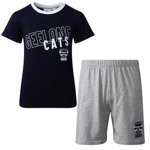 Geelong Cats Kids Summer PJ Set