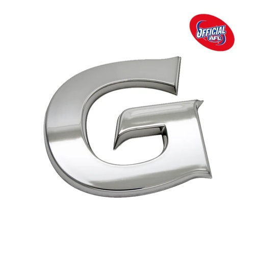 Geelong Cats "G" Chrome Supporter Logo
