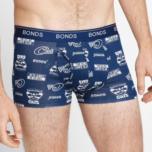 Geelong Cats Bonds Mens Guyfront Trunk