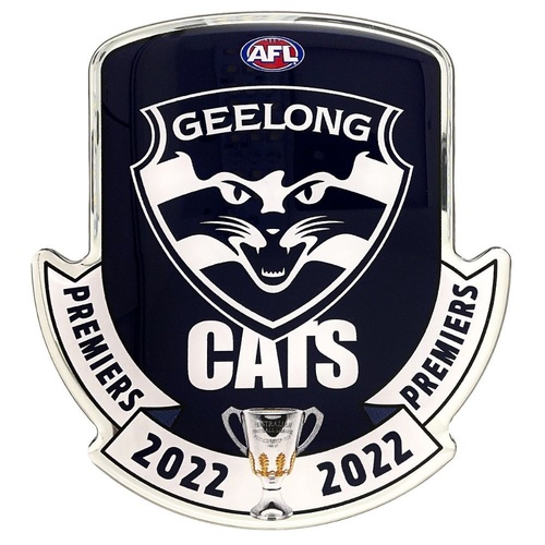 Geelong Cats 2022 Premiers Car Decal