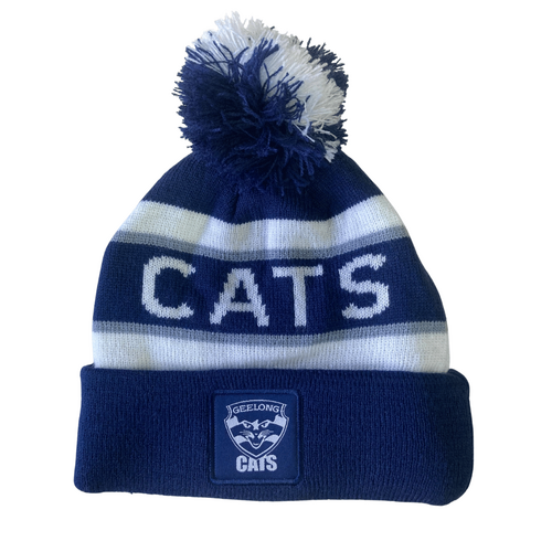 Geelong Cats Youths Bar Beanie