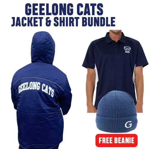 Geelong Cats Jacket & Polo Combo
