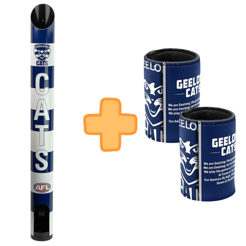 Geelong Cats Stubby Holder Dispenser Bonus Pack