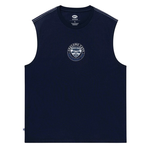 Geelong Cats Mens Arch Graphic Tank Top