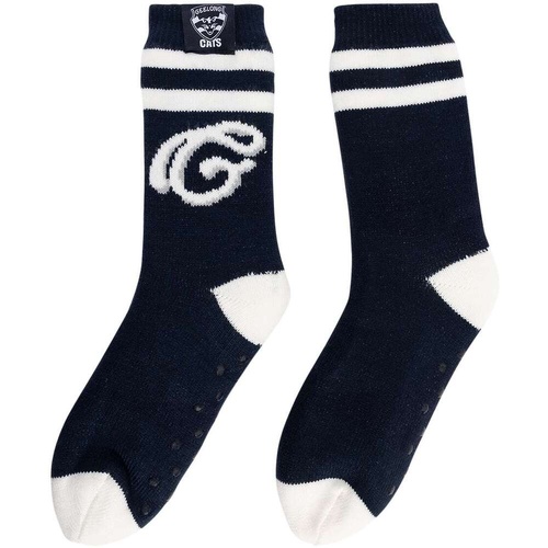 Geelong Cats Knitted Bed Socks