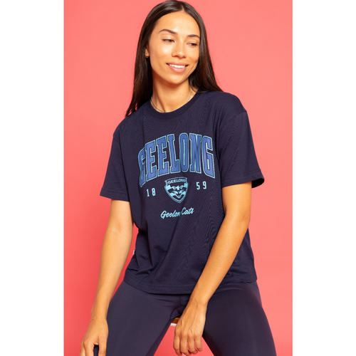 Geelong Cats Womens Printed Pop Tee